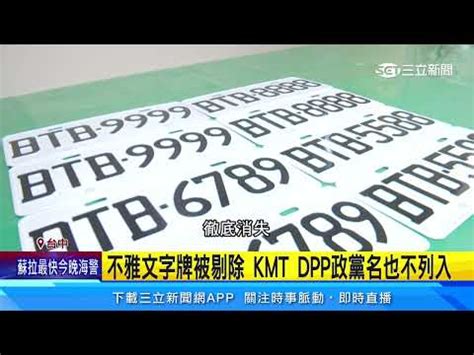 籠言贅字 車牌英文意思